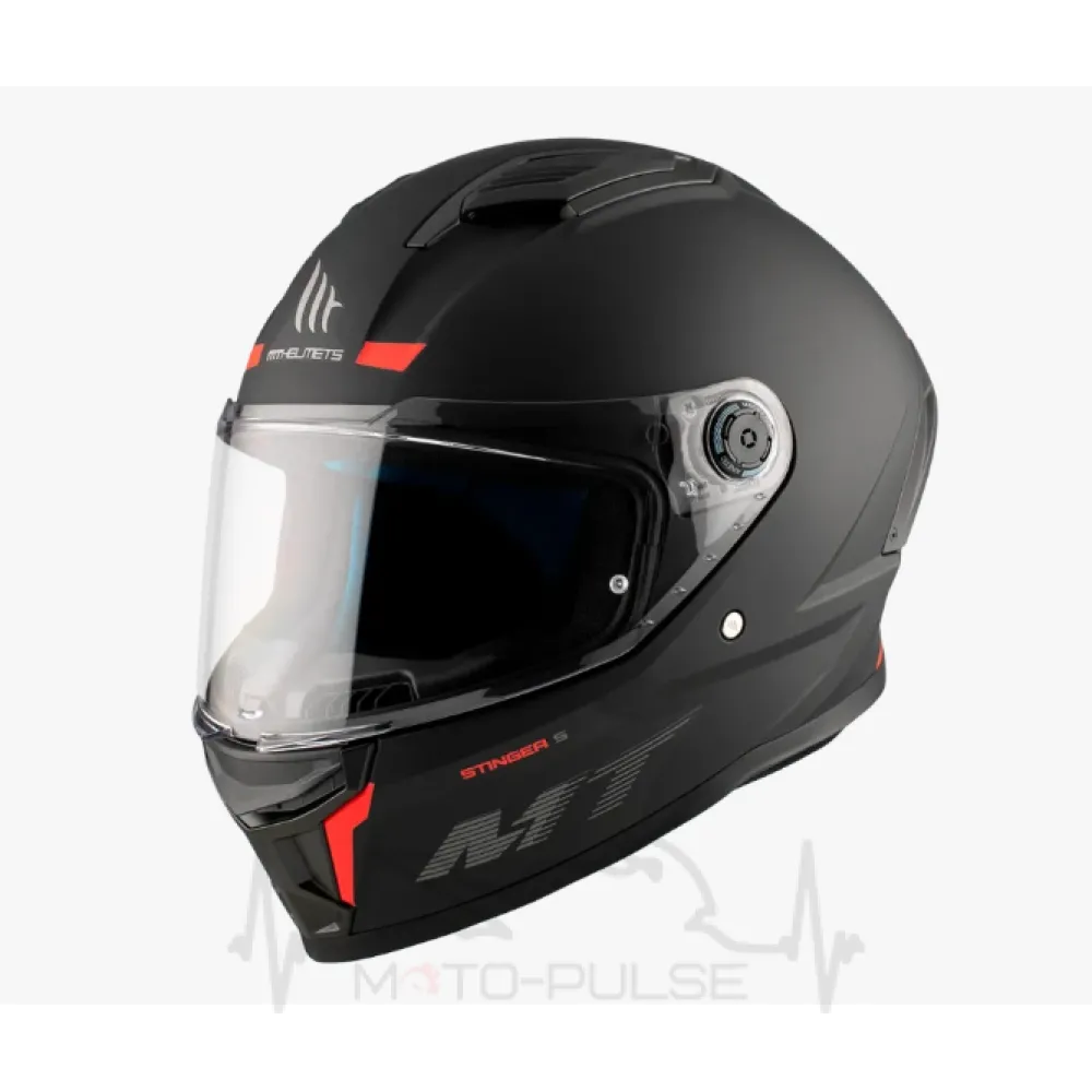 Мотошолом MT Stinger 2  Matt Black (XL)